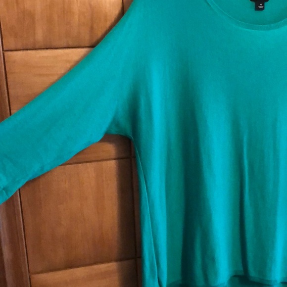 Teal 3/4 Ann Taylor sweater - Picture 2 of 2